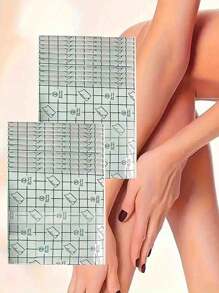 1/4/8PCS Invisible Thigh Lift Tape,Invisible Thigh Lift Pads,Comfortable Thigh Lifter Stickers - Transparent Cellulite Reduction Adhesive, Octagon Shape For Women's Inner Thigh Skin Firming & Lifting, With Blue Wavy Pattern,Thigh Lift Tape Thigh Tape Cellulite Adhesive Body Tape For Women Girls Inner Thighs Skin Lifting