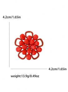 Spilla bohémien alla moda a fiori turca per accessori di abiti da donna, vestiti, tailleur, per feste, banchetti, regalo