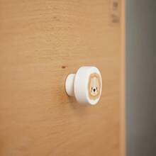 Scandinavian Style Children's Cute Rainbow Animal Round Bedside Table Drawer Knob, Furniture Wardrobe Door Wooden Handle, Multifunctional Furniture Drawer Knob, Children's Room Cartoon Decoration