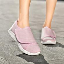 Diabetic Shoes For Women Wide Width Edema Shoes Walking Sneakers For Elderly Swollen Feet - Pink - View 8