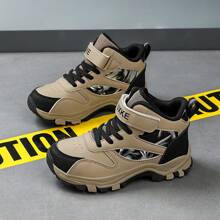 أحذية رياضية كاجوال أحذية رياضية عالية الكاحل ذات دعم الكاحل خفيفة الوزن قابلة للتنفس متعددة الاستخدامات أحذية كرة السلة والتنزه، للمراهقين