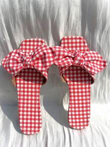 2025 New Fashion Women Flat Sandals, Simple Square Toe Casual Retro Style Ladies Slippers - Hot Pink - View 5