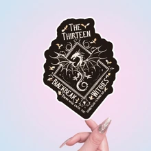Mười Ba, Ngai Vàng Thủy Tinh, TOG, Manon Blackbeak và Abraxos, Aelin Terrasen Rowan, Người Thừa Kế Lửa Sarah J Maas, Hình dán vinyl, Đồ dùng học tập, Hình dán tựu trường, Đồ dùng làm sổ lưu niệm, Hình dán vui nhộn, Hình dán máy tính xách tay, Hình dán điện thoại Kindle - Nhiều màu - Xem 11