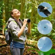 1pc Handheld High Definition Monocular Telescope, Portable Outdoor Hiking Binoculars, Sightseeing Telescope, Ideal Gift For Friends, Suitable For Travel, Hiking, Climbing