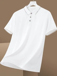 3pcs Men's Summer Polo Shirts, Breathable Short Sleeve Relaxed Fit Casual Business Polos