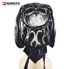 MJMOTO Classic Retro Men's Motorcycle Helmet Balaclava Face Mask Summer Running Cycling Hat Skull Cap Headwrap Face Shield Headband