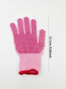 Set de herramientas para el cuidado y peinado del cabello: 6/4/2/1 piezas de peine rizado de silicona con perlas de doble/un solo lado, rizador, plancha de pelo, guantes resistentes al calor