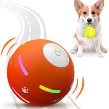 1pc Interactive Dog Toys Dog Ball,Durable Active Rolling Ball Wicked Ball,Automatic Moving Bouncing Rotating Ball For Puppy/Small/Medium Dogs,Fun And Engaging Gift ﻿Interactive Dog Toys Dog Ball,[Newly Upgraded] Durable Motion Activated Automatic Rolling Ball Toys For/Small/Medium/Large Dogs ﻿