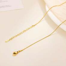 10pcs Adjustable Stainless Steel Snake Bone Chain, Luxury And Fashionable Jewelry Gift For Parties