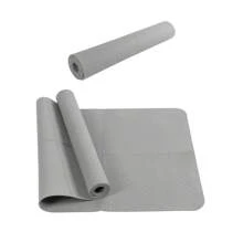 183*61*0.6cm TPE Foldable Yoga Mat, No-Pattern, Non-Slip, Portable - Multicolor - View 3