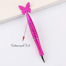 8 支/1 支可定制蝴蝶形圆珠笔，适合教师节礼物、情人节礼物、学生奖励礼物、同事、家人、父母的礼物 - 彩色 - 查看 6