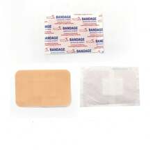 Parche adhesivo impermeable y transpirable de gran tamaño, de color piel, cómodo y flexible para el cuidado de heridas, adecuado para cortes y abrasiones menores, previene la infección de heridas. Se enviarán colores y estilos al azar para el botiquín de emergencia.