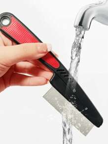 Dandruff Comb, Stainless Steel Fine Tooth Dandruff Remover, Professional Scalp Comb, Suitable For Children, Adults, And Pet Flea Combs