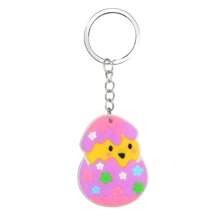 3pcs Fashion New Keychain Funny Cartoon Rabbit Egg Pendant Key Ring Pendant Key Chain Suitable For Holiday Gifts Party Gifts Birthday Gifts