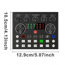 Podcast Equipment Bundle, Condenser Microphoneand Professional Audio Mixer For Studio Recording Vocals, Voice Overs, Streaming Broadcast, Videos,Gaming And More - Black - View 3