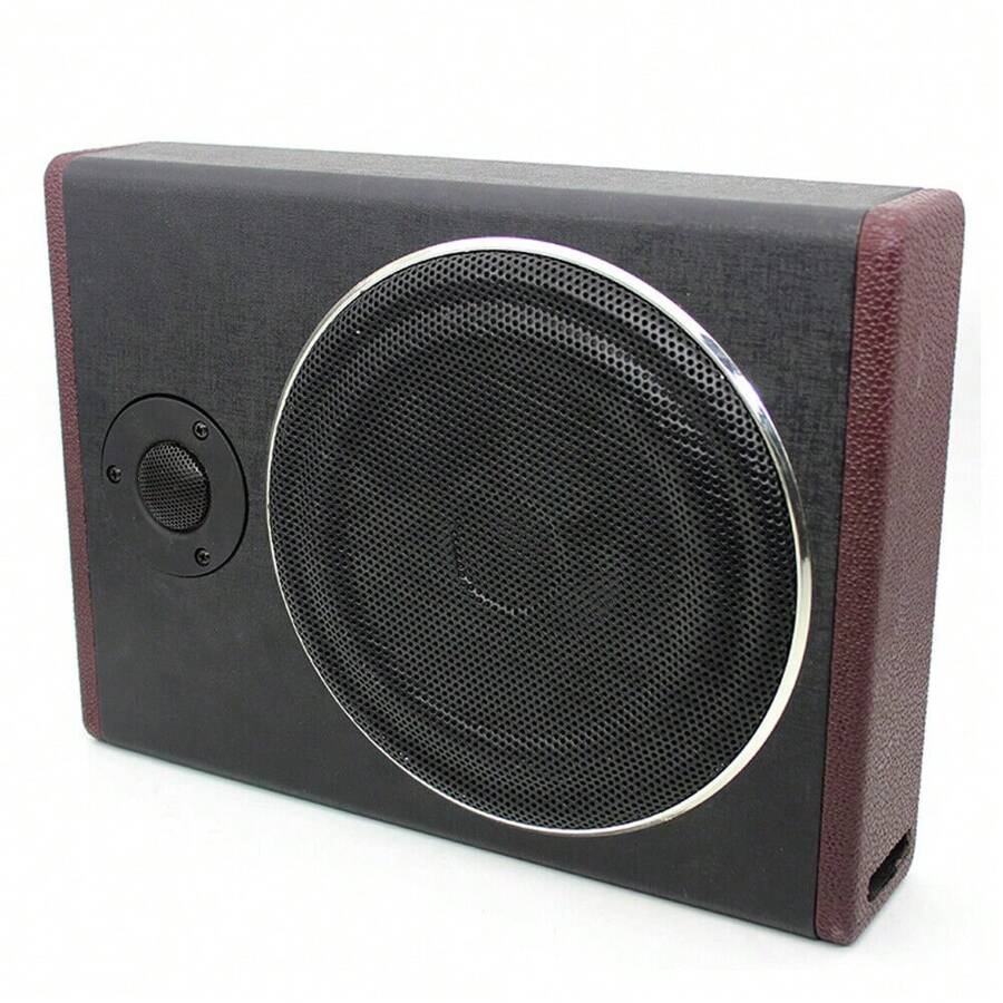 8'' 200W Rectangular Active Subwoofer Auto Amplified Slim Underseat Car ...