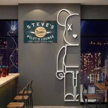 Cartel de metal personalizado para habitación de estilo casual de aviación - Decoración vintage de bar de pilotos, tema de avión vintage, regalo perfecto para entusiastas de la aviación, lata de metal de 8x12 pulgadas, decoración de aviación, decoración de bar de aviación, regalo para pilotos