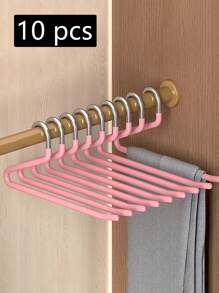 5/10 Pieces Stainless Steel Z-Shaped Pants Racks, Multi-Purpose, Space Saving, Multi-Function, For Closet Organizer, Pants, Jeans, Scarves, Wardrobe, Bedroom Storage
