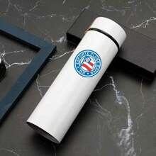 Personalized Football Team  Bottle With Led Digital Temperature Meter 500ml - Bahia Branco - View 1