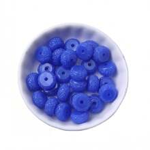 12mm 20/50/100pcs Pack Mix Colorful Color Stock Resin Flat Rhinestone Spacer Rondelles Beads For Beadable Pen Keychain Fashion Chunky Necklace Bracelet DIY Jewelry Making