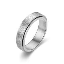 1 st. Ring 6 mm roestvrij staal angstring voor vrouwen