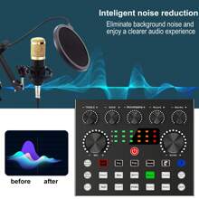 Podcast Equipment Bundle, Condenser Microphoneand Professional Audio Mixer For Studio Recording Vocals, Voice Overs, Streaming Broadcast, Videos,Gaming And More - Black - View 6