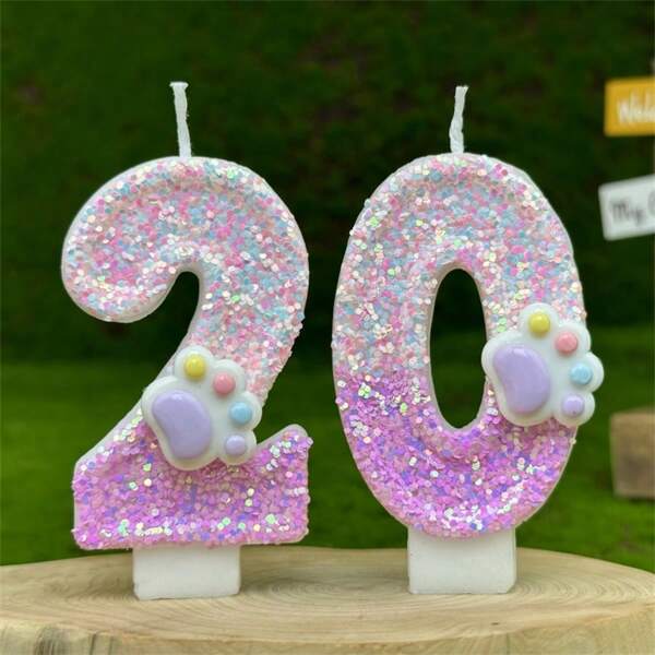 Cute Animal Shaped Colorful Numbered Birthday Candles, 0-9 Creative Cake Candles For Party, Wedding, Birthday Celebration, Kids, Boys And Girls' Favorite, Decorative Cake Topper Gifts Graduation