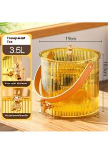 Jarra dispensadora de agua para refrigerador de gran capacidad con grifo, vaso para té de frutas, jarra de agua fría para el hogar, cubeta de agua fría para exteriores - Multicolor - Ver 13