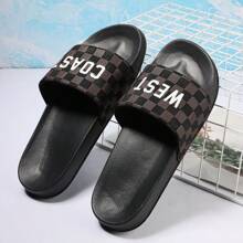 HISQIM Men's Sandals, Simple And Fashionable Men's Beach Slippers, Home Slippers, Shower Shoes, Indoor Slippers, Bathroom Sandals, Ultimate Comfort, Lightweight, Non-Slip, Easy To Clean Suitable For Teen Summer Casual Or Outdoor Athletic Or Vacation Travel Or Graduation Gifts Or Birthday Dress Accessories