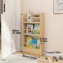 Estantería de pared de madera para libros, estantería para libros, estantería para habitaciones infantiles, estantes de pared para la sala de estar, habitación infantil, dormitorio