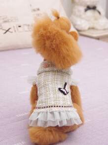 Princess Dress & Jacket For Pets, Suitable For Poodle, Maltese, Yorkshire Terrier In Spring And Autumn