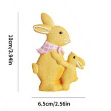 Easter Decorations Gingerbread Bunny Resin Pendant, Home Decor Gift