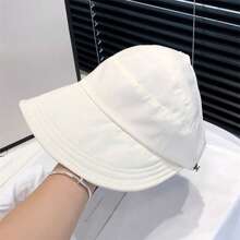 1 pieza Visera de sol con Top abierta, diseño de tela de red anti-UV de verano, protector facial elegante, apto para usar mascarillas