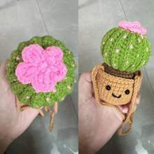 1 pieza de adorno colgante para el espejo retrovisor, hecho a mano en estilo bohemio, accesorio ideal para mujeres, niñas, amantes de suculentas/cactus, decoración interior verde para el coche, también apto como accesorio colgante para camiones, decoraciones y regalos de boda, decoración del hogar