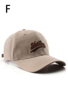 1pc Unisex Letter "Nothing" 3D Embroidery Fashion Baseball Cap - A - View 9