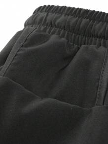 Pantalones cortos deportivos de color liso para primavera/verano, antideslizantes, con doble capa, para pareja/unisex, para correr, actividades al aire libre, gimnasio, de ajuste holgado y livianos, diseño casual