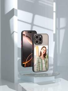 1pc Matte Texture Multi-Designs Full Coverage Phone Case Compatible With Iphone/Galaxy/OPPO/REDMI/, Suitable For Valentine's Day, Birthday, Couples, Parents-Kids, Cats, Dogs, Flowers, Butterflies