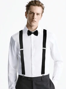 1 set Conjunto de tirantes con lazo a modo de clip en forma de Y ajustable, tirantes para los hombros para Halloween, fiesta de disfraces, banquetes, adecuado para adolescentes, uso casual de verano, al aire libre, atlético, de viaje, regalos de graduación o cumpleaños, accesorios de vestir diarios