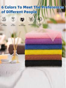 1 pieza/3 piezas/5 piezas Esponja de baño de red africana exfoliante, toalla de baño de nailon para alisar y frotar la piel diariamente