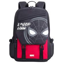 Disney 蜘蛛侠小学4-6年级学生书包 男童大容量简约时尚单肩包 返校背包