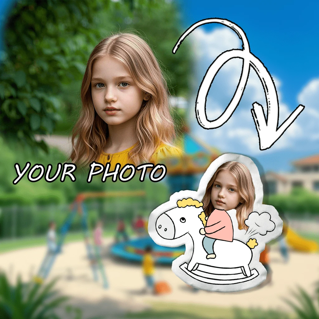 个性化定制特殊枕头，适合任何场景，双面印刷，适合圣诞节、万圣节、感恩节、情人节、婚礼、周年纪念日、节日，送给男朋友、女朋友、亲戚和情人的完美礼物 - 上傳圖片客製化抱枕 - 查看 1