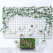 Artificial Roses Vine Garland Lifelike Hanging Fake Simulated Flower String For Home Garden Party Wedding Decorations - White - View 3