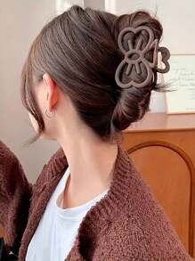 1/3/6 pièces, Doux et mignon Clip à cheveux avec nœud ajouré pour l'arrière de la tête, pinces à cheveux élégantes de grande taille, simple, diadème de princesse avec nœud ajouré, très attrayant et mignon. Pinces à cheveux roses pour l'arrière de la tête