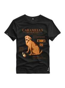 Caramel Dog T-Shirt National Print Dog Shirt