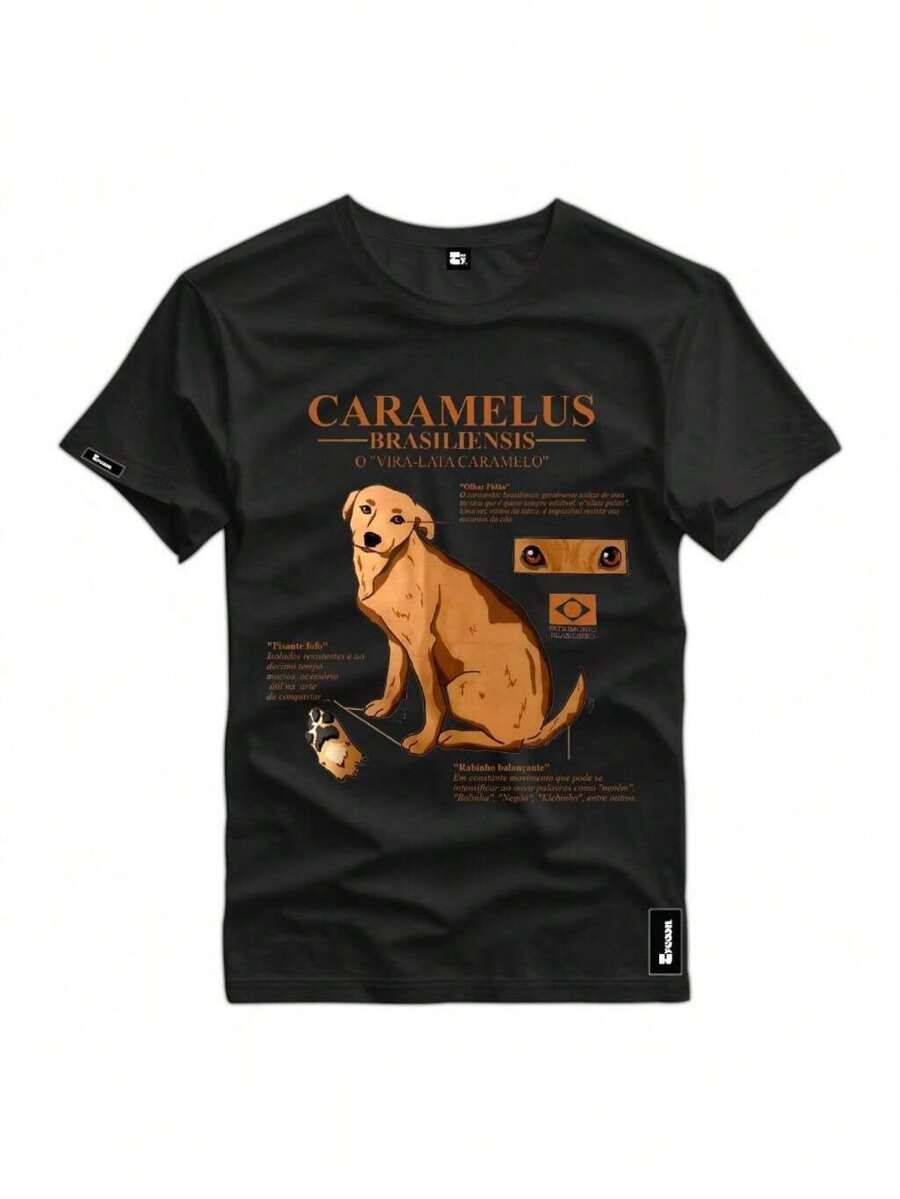 Caramel Dog T-Shirt National Print Dog Shirt