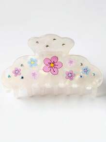 1pc 8cm Hair Claw Clip, Hairpin Headpiece, 2025 New Style