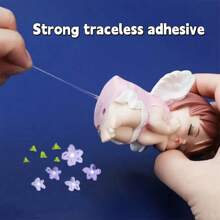 20/60/100pcs 1.2cm/0.47in High Viscosity Seamless Transparent Circular Double-Sided Tape, Cutting Acrylic Double-Sided Tape, Backing Tape, Suitable For Car Interior Pasting, Wedding Celebrations