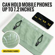 WRELS 1PC 户外专业多功能跑步腰包户外骑行跑步登山越野健身环隐形手机腰包