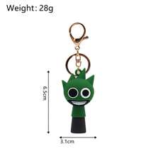Sanrio 1 st Sprunki Rhythm Game Box Sleutelhanger, Game Peripheral Rhythm Box Figuur Hanger