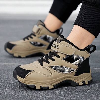 Sports Shoes Casual Sneakers High-Top Ankle Support Lightweight Breathable Versatile Basketball Hiking Shoes,Teens